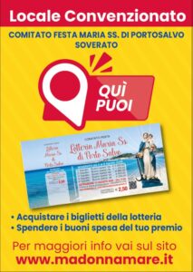 Locandina locale convenzionato Madonna di Porto Salvo Soverato